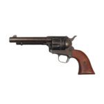 Black Wood Handle Revolver Left Side