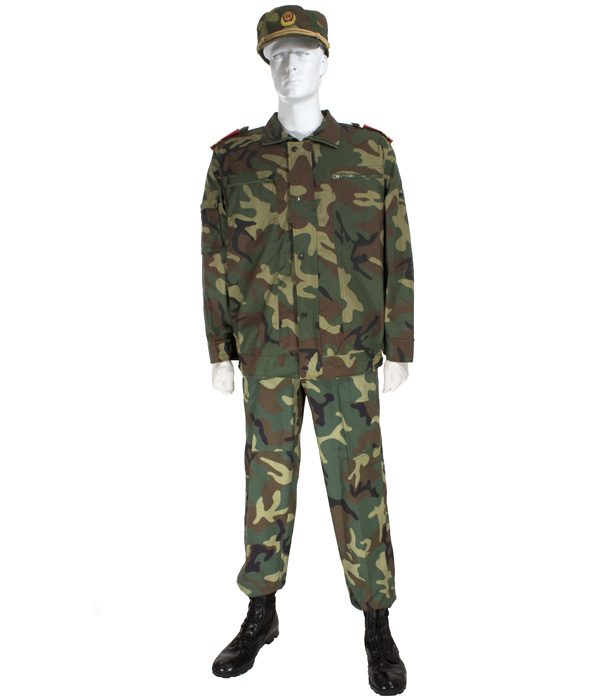 Chinese Soldier, Woodland Camouflage - Eastern Costume