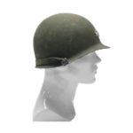 WW2 US M1 Helmet Late War General Right Side View