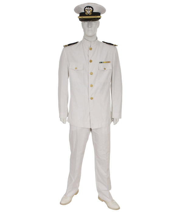U.S. Navy Officers Dress White Uniform